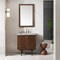 James Martin Vanities Amberly 30in Single Vanity, Mid-Century Walnut w/ 3 CM Carrara Marble Top 670-V30-WLT-3CAR - alternate 3